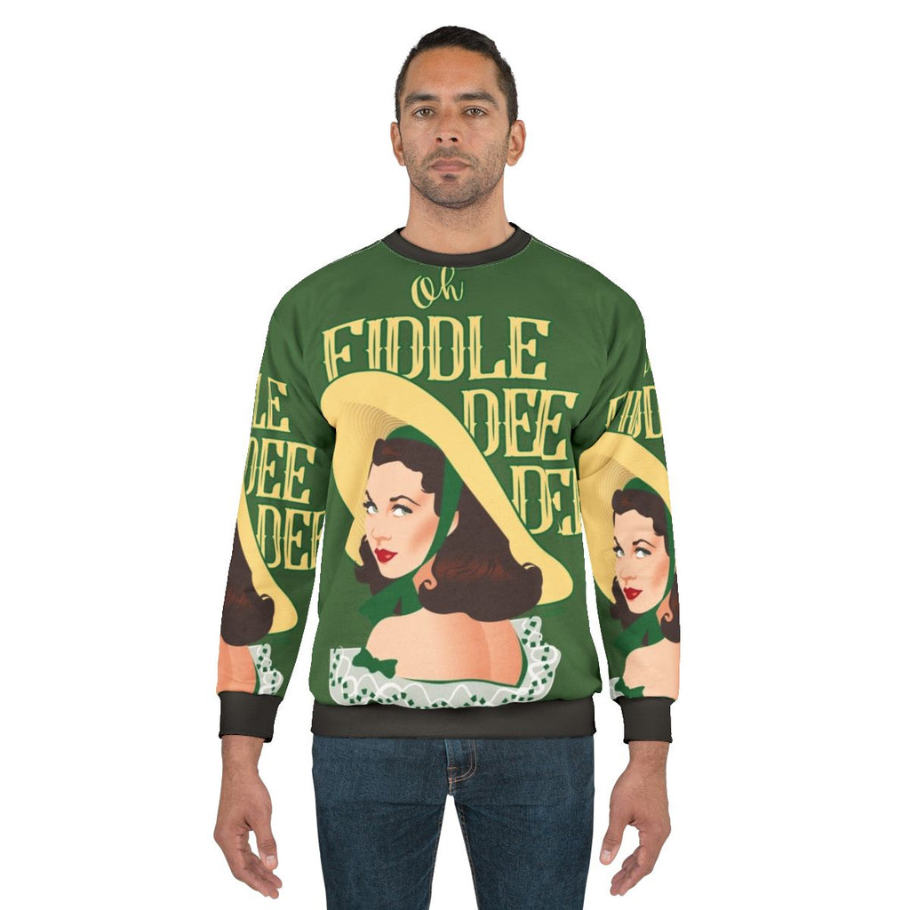 Fiddle Dee Dee Sweatshirt with Hollywood Fashion and Alejandro Mogollo Art