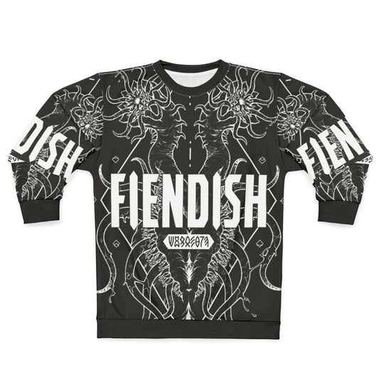 Fiendish Monster Horror Goth Sweatshirt