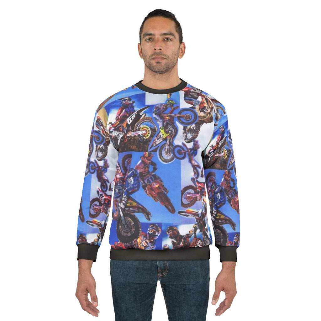 Fight Club Motorcross Sweatshirt featuring Tyler Durden