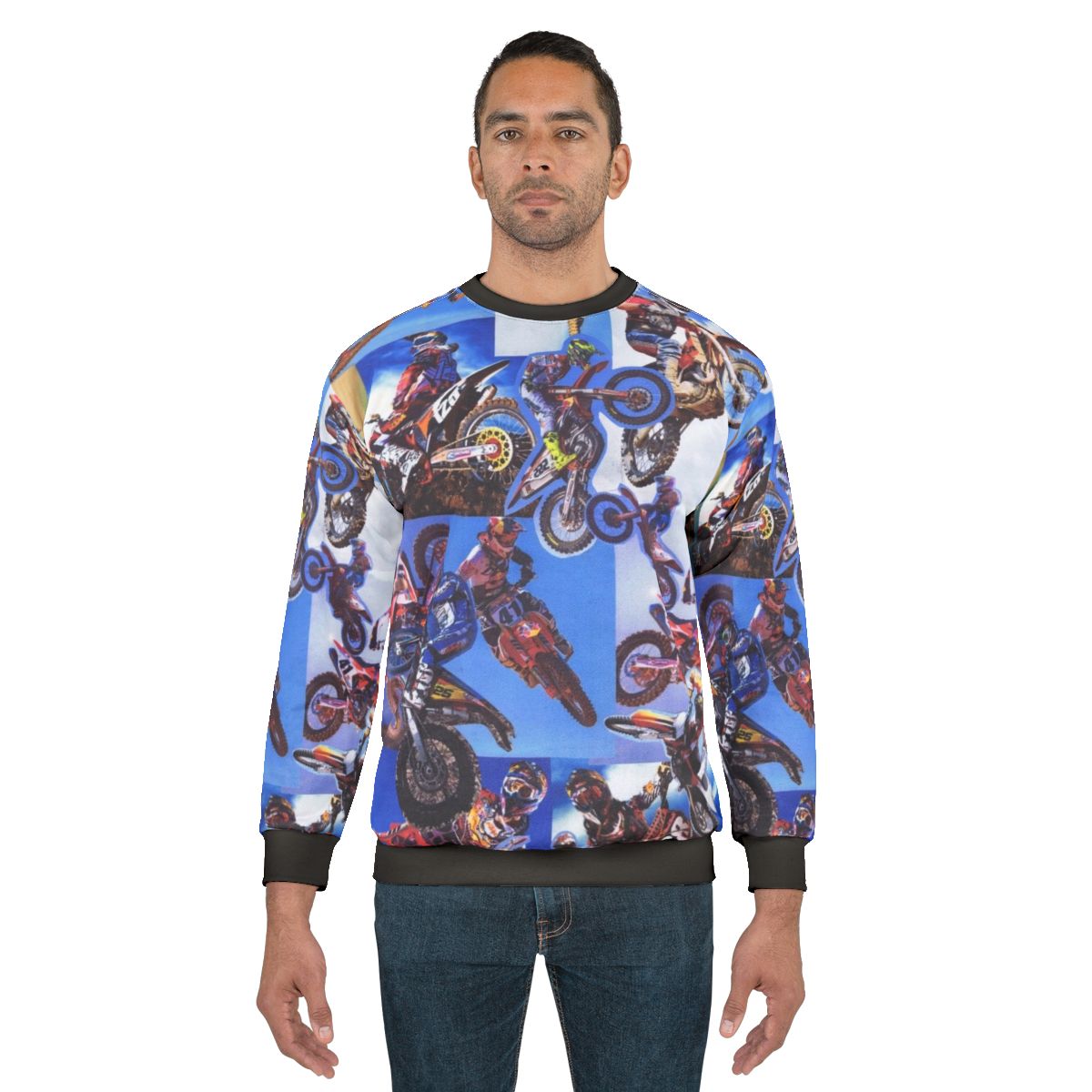 Fight Club Motorcross Sweatshirt featuring Tyler Durden