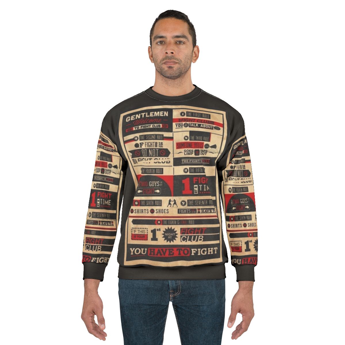 Fight Club Tyler Durden Rules Sweatshirt