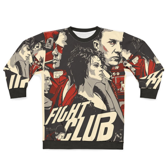 Fight Club Movie Sweatshirt featuring Brad Pitt