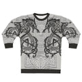 Fighting Fenrir Norse Mythology Wolf Sweatshirt