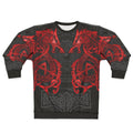 Fighting Fenrir Red Norse Mythology Sweatshirt