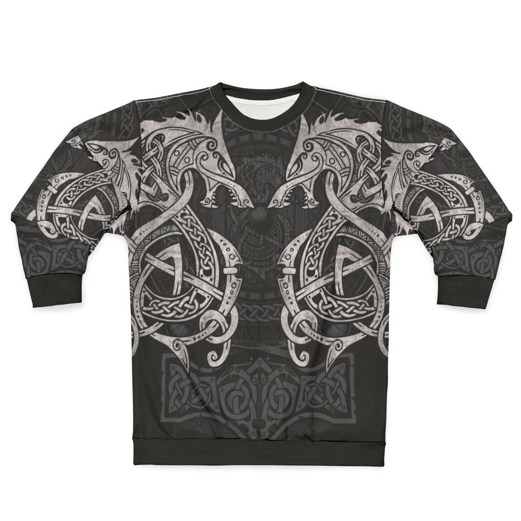 Fighting Fenrir Norse Mythology Sweatshirt