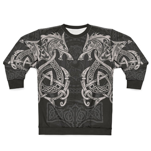 Fighting Fenrir Norse Mythology Sweatshirt