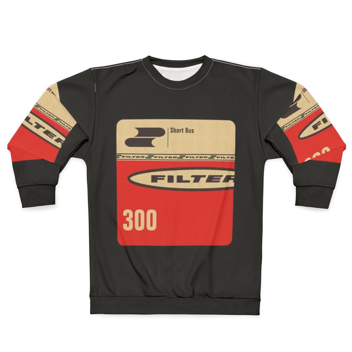 Industrial Metal Short Bus Sweatshirt with Filter Band Logo