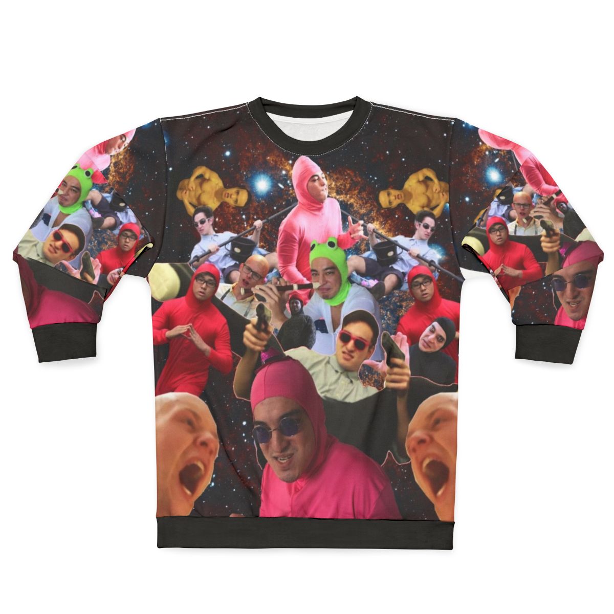 Filthy Frank Sweatshirt with Galaxy Design