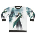 Final Fantasy 7 Remake Sweatshirt featuring Cloud, Sephiroth, and Midgar
