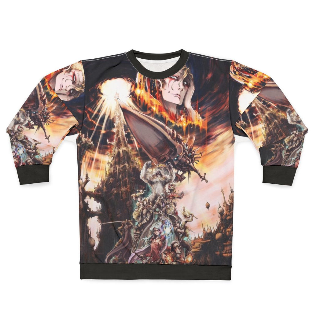 Final Fantasy Sweatshirt with Cloud, Tifa, and Sephiroth