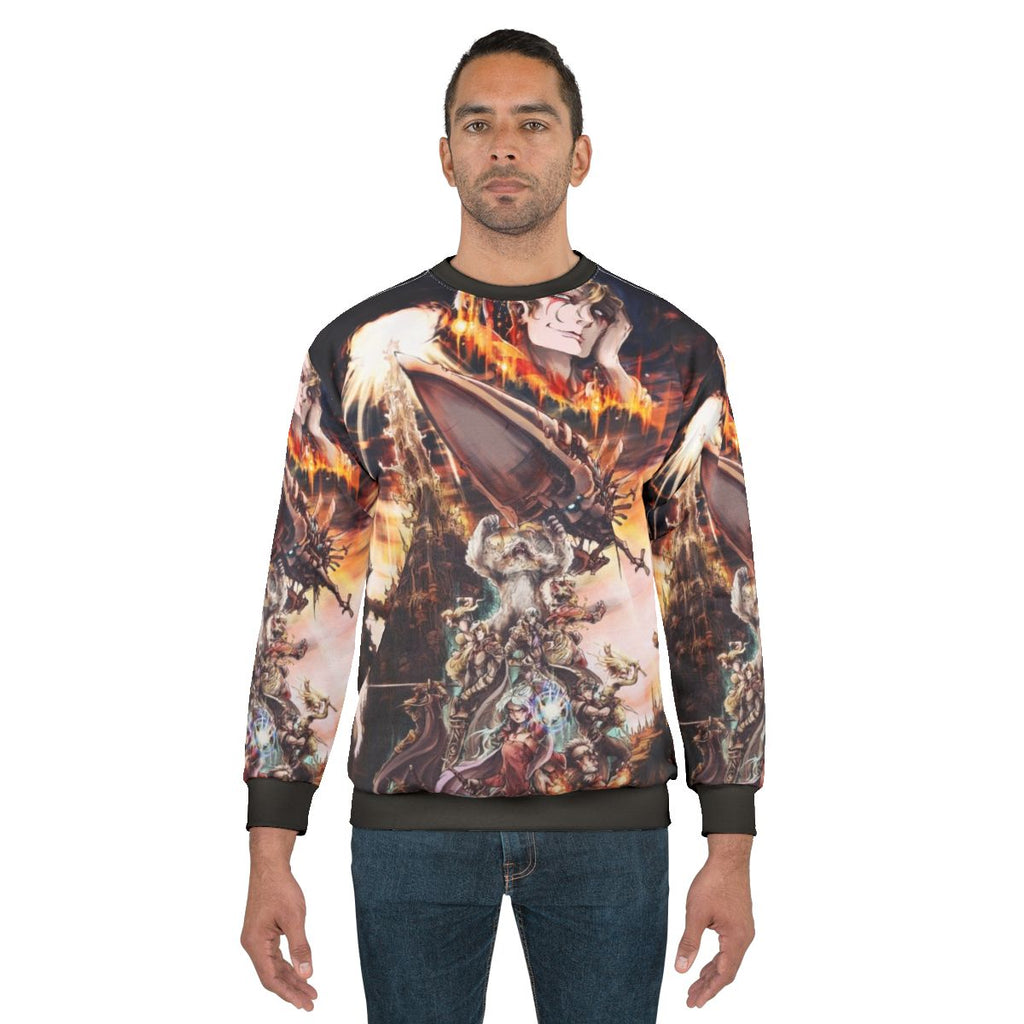 Final Fantasy Sweatshirt with Cloud, Tifa, and Sephiroth