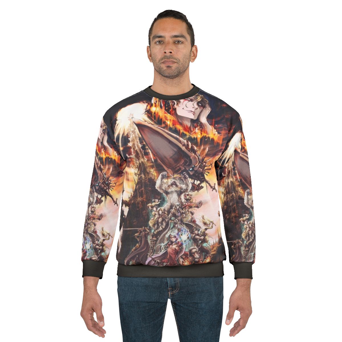 Final Fantasy Sweatshirt with Cloud, Tifa, and Sephiroth