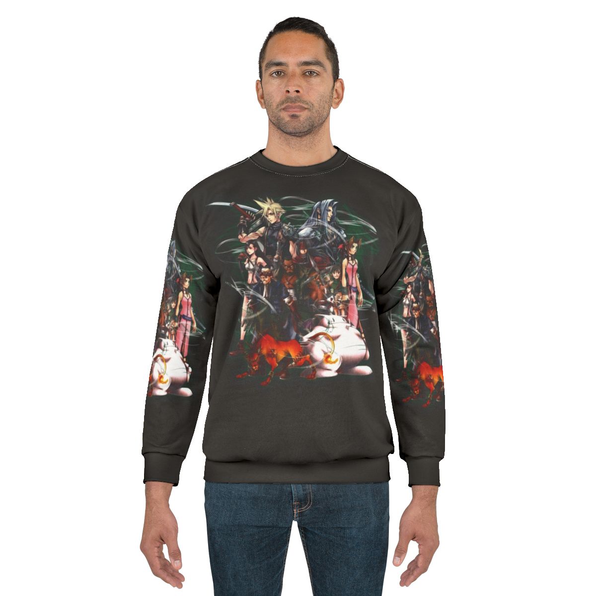 Final Fantasy VII Collage Graphic Sweatshirt