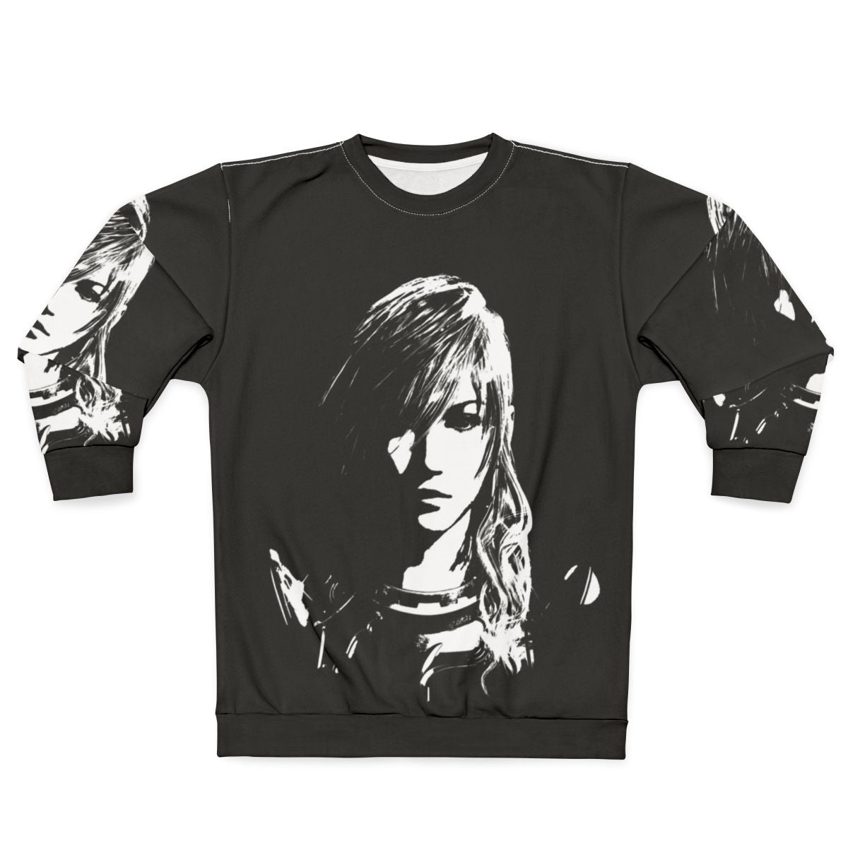 Final Fantasy XIII Lightning Monochrome Sweatshirt