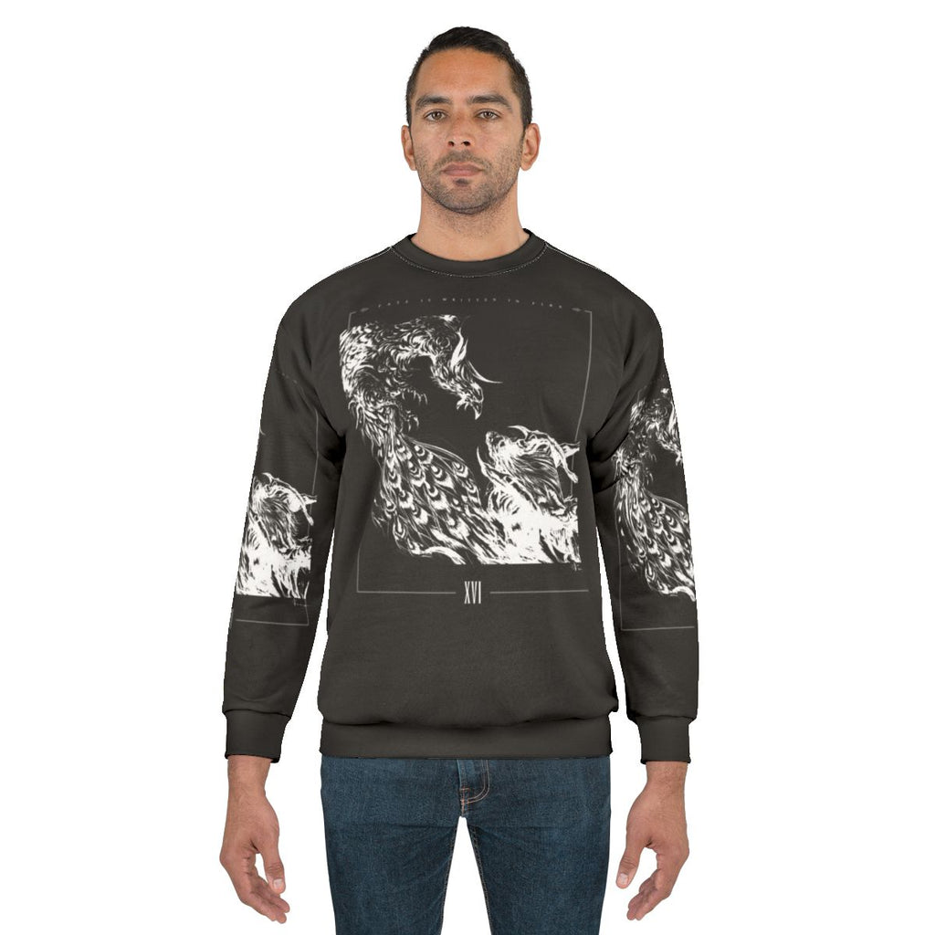 Final Fantasy XVI Clive Rosfield Monochrome Sweatshirt