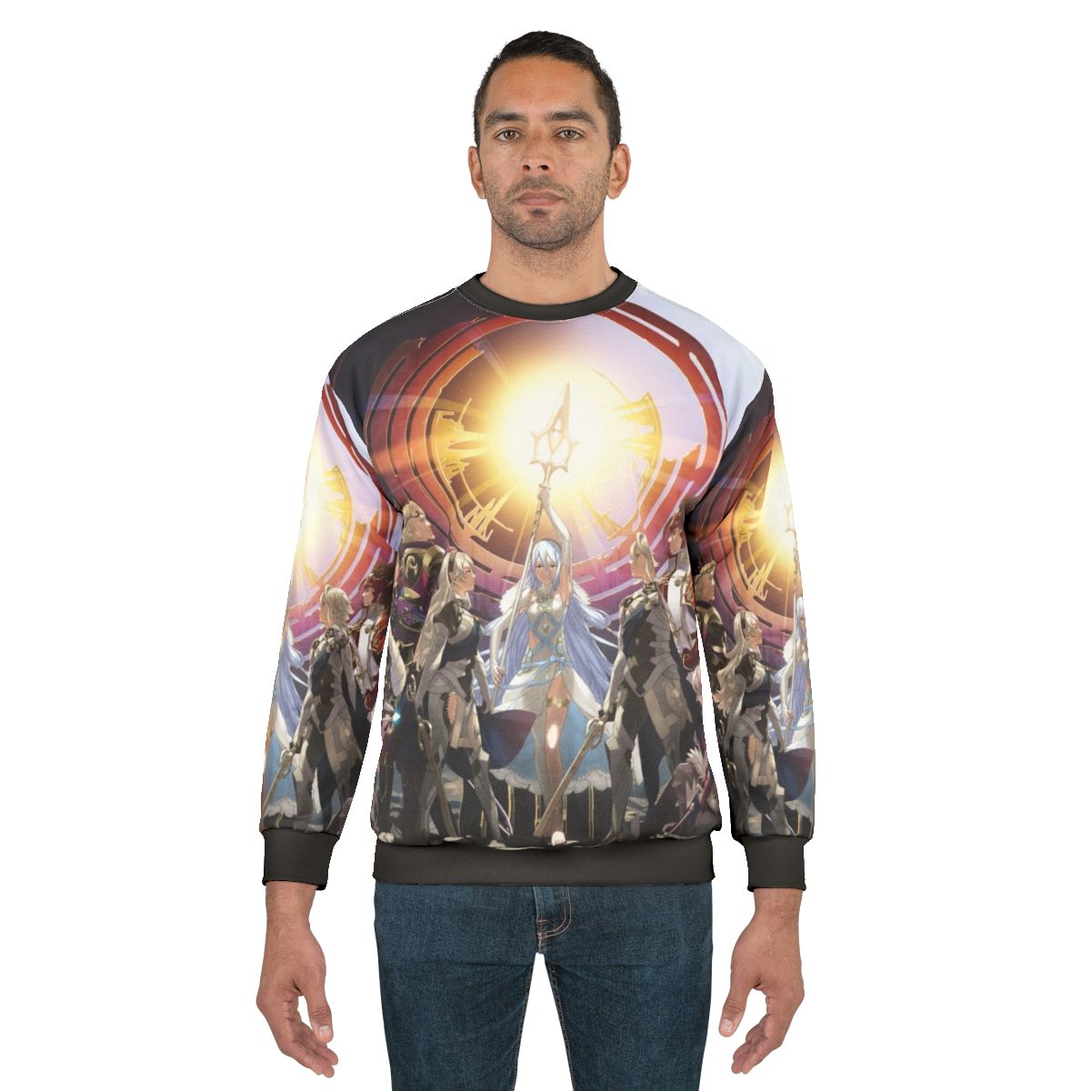 Fire Emblem Fates Sweatshirt featuring Nohr and Hoshido symbols