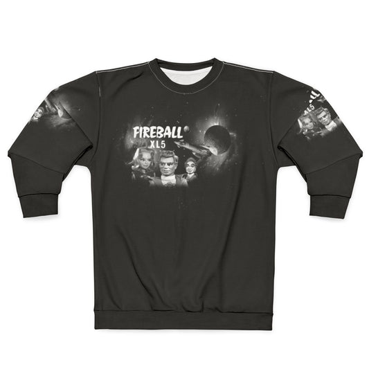 Fireball XL5 retro sci-fi themed sweatshirt