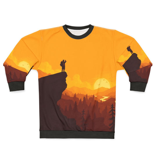 Firewatch 4K landscape graphic design sweatshirt