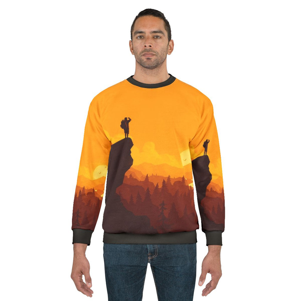Firewatch 4K landscape graphic design sweatshirt