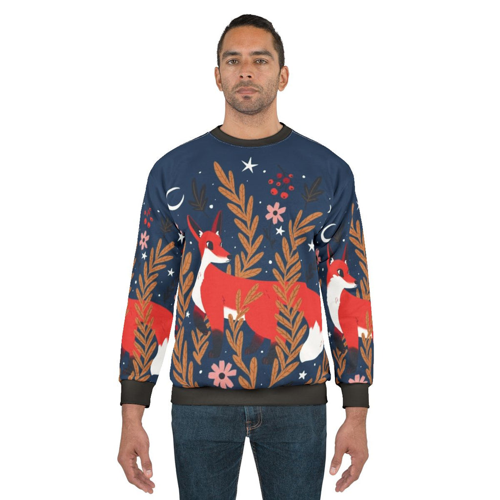 First Snow Floral and Animal Sweatshirt