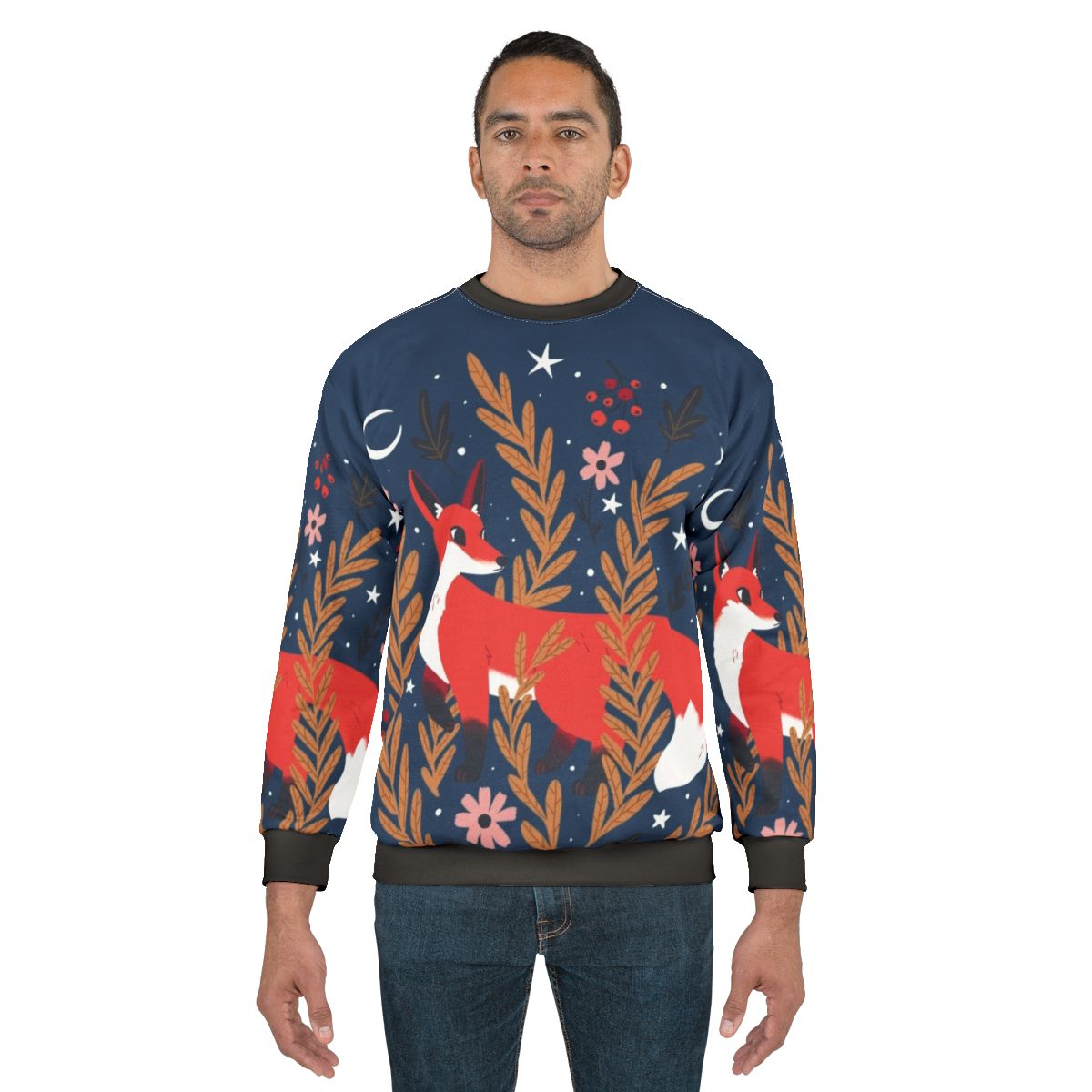 First Snow Floral and Animal Sweatshirt
