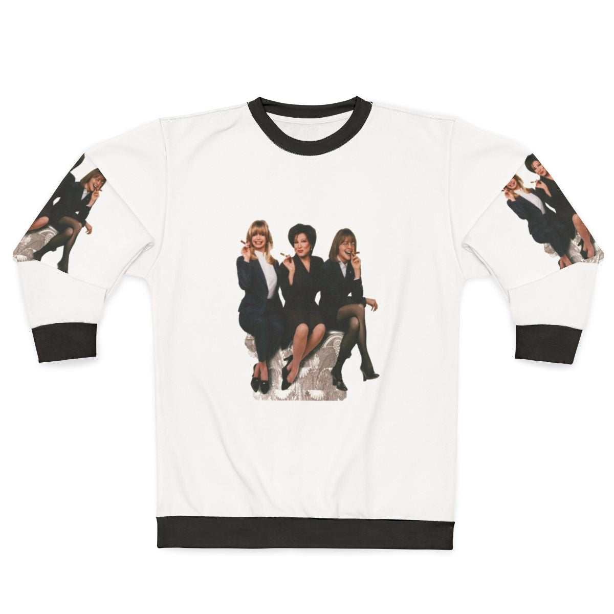 First Wives Club vintage 90s movie sweatshirt with Goldie Hawn, Bette Midler, and Diane Keaton