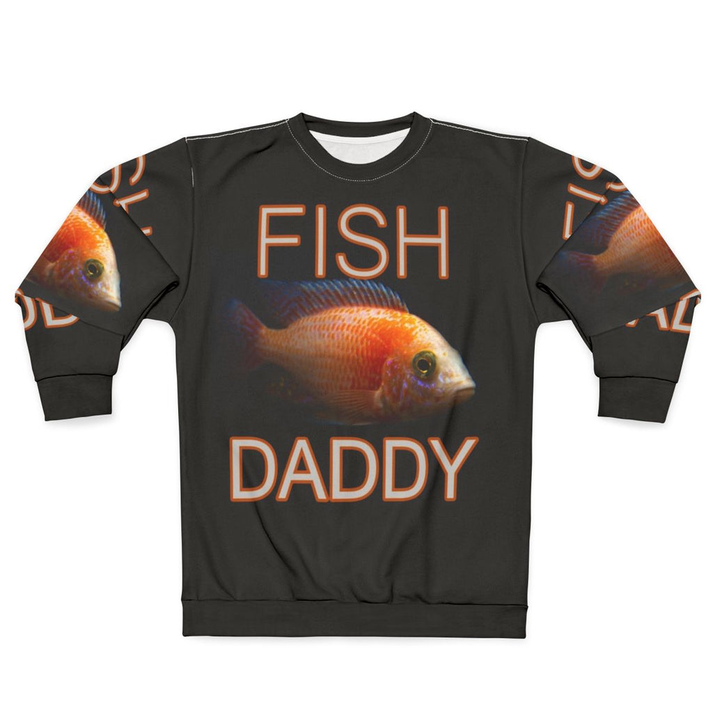 Fish Daddy Sweatshirt featuring an African Cichlid