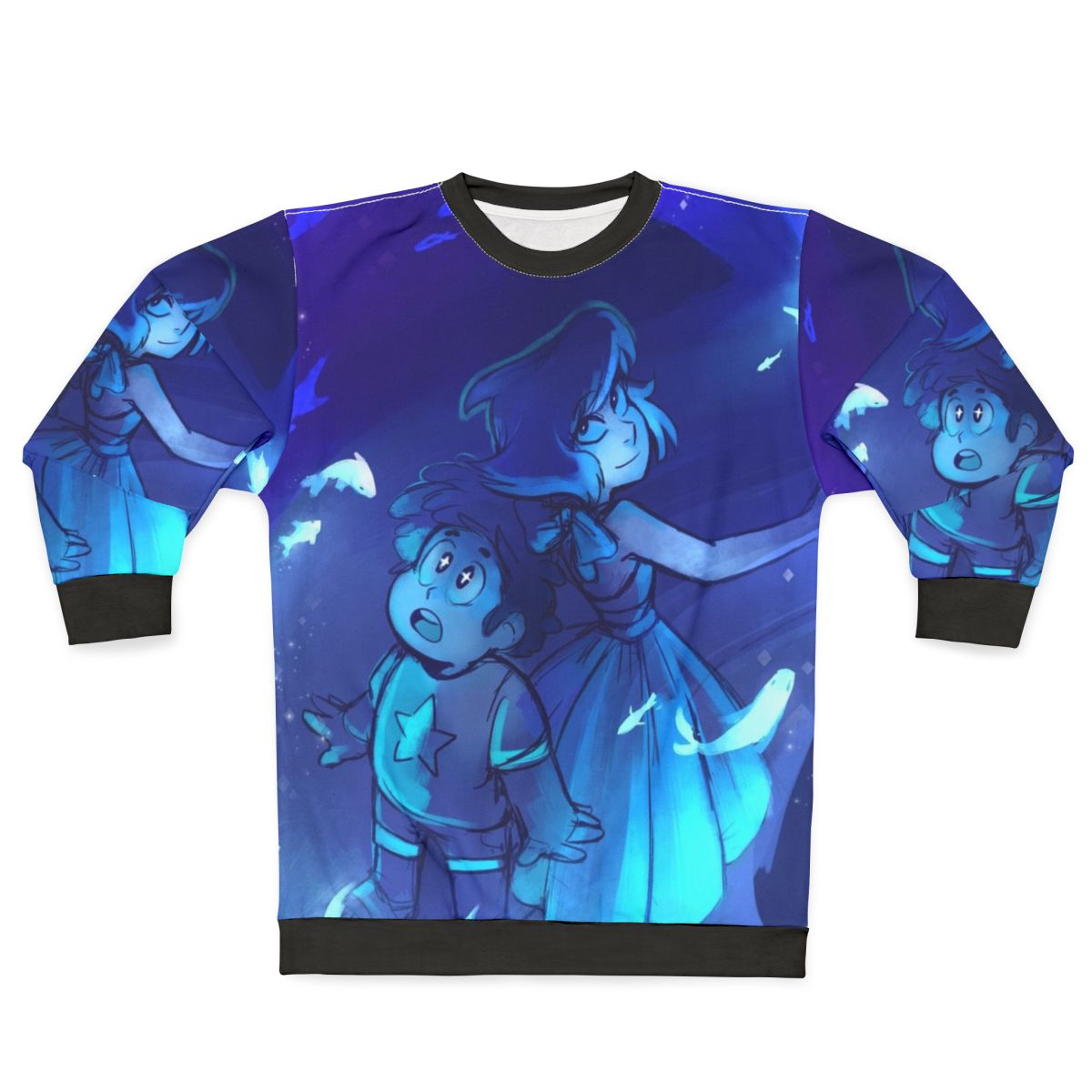 Lapis Lazuli fish bending Steven Universe sweatshirt