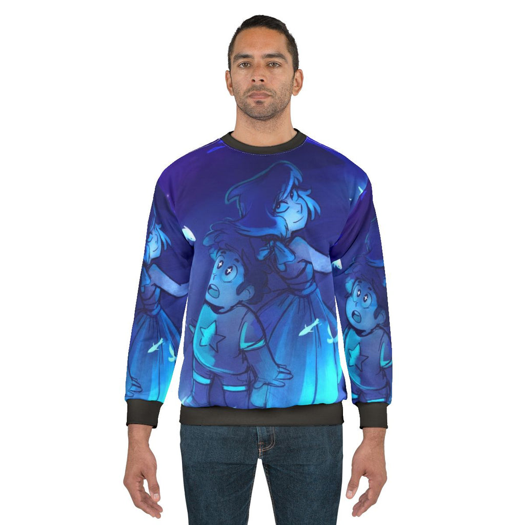 Lapis Lazuli fish bending Steven Universe sweatshirt