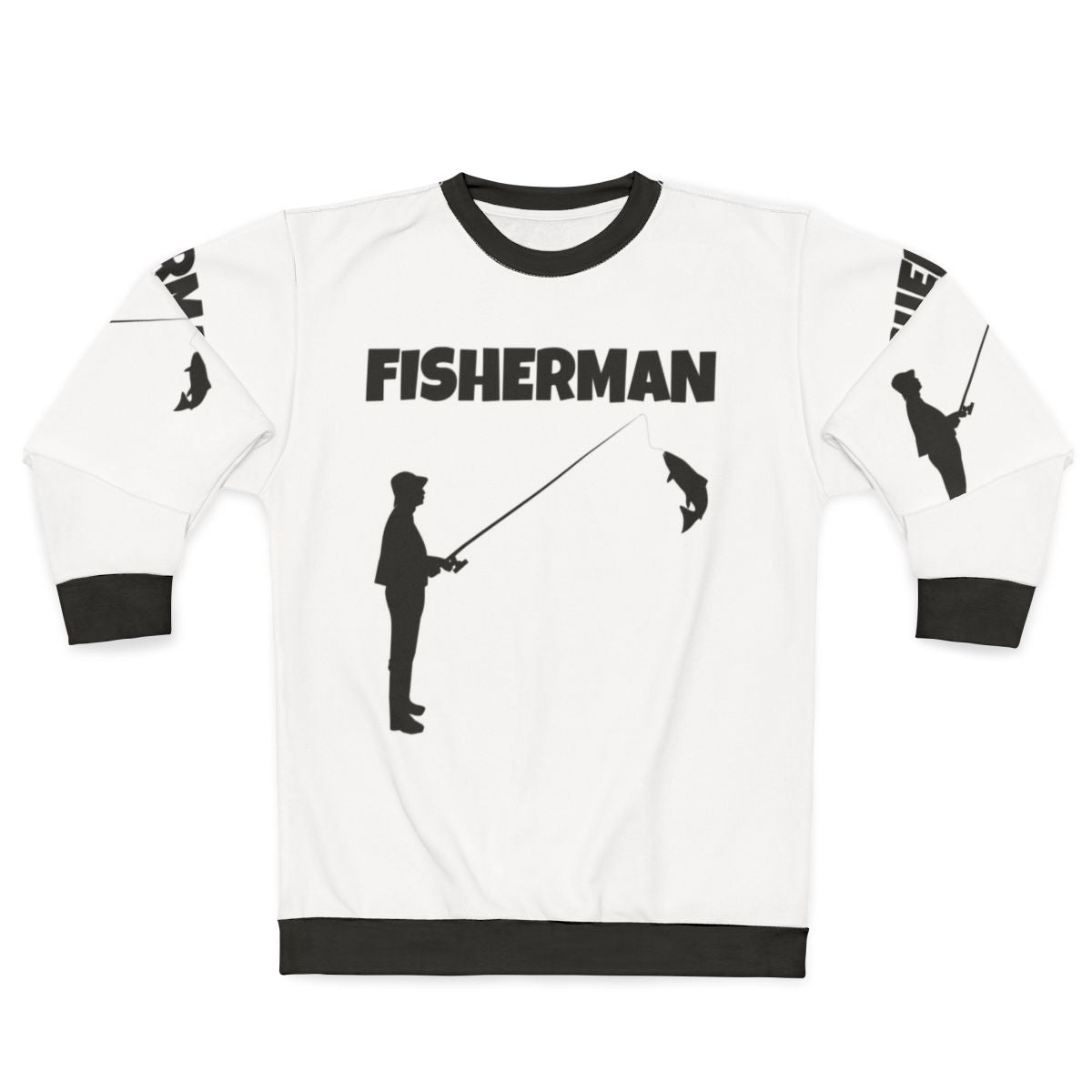Fisherman sweatshirt for outdoor enthusiasts and sports fans