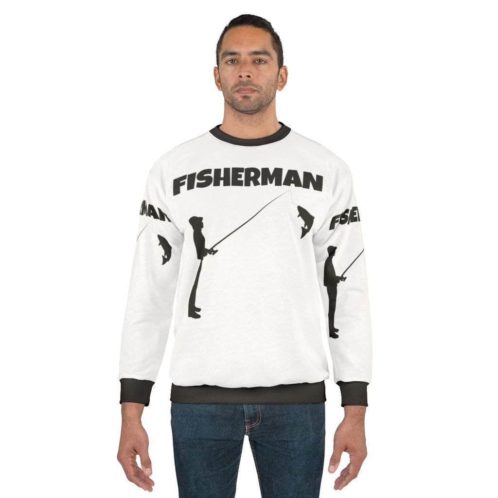Fisherman sweatshirt for outdoor enthusiasts and sports fans