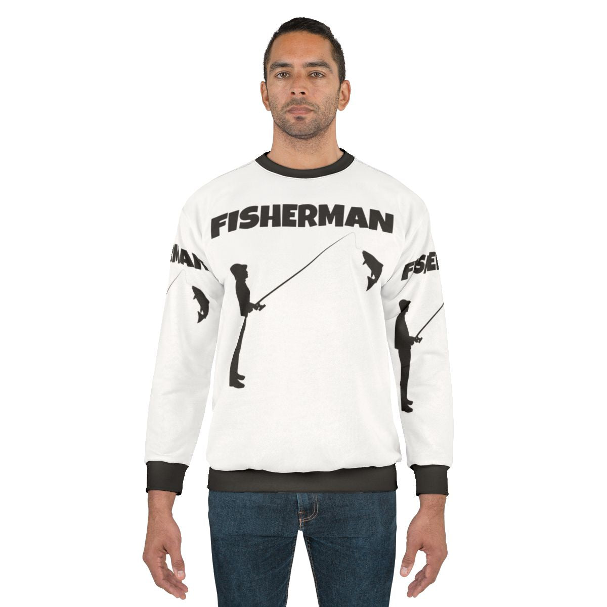 Fisherman sweatshirt for outdoor enthusiasts and sports fans