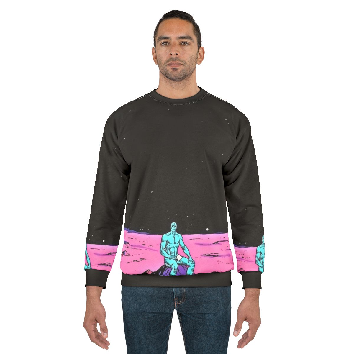 Watchmen Dr Manhattan Comic Sweatshirt