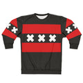 Amsterdam Flag Black Background Sweatshirt