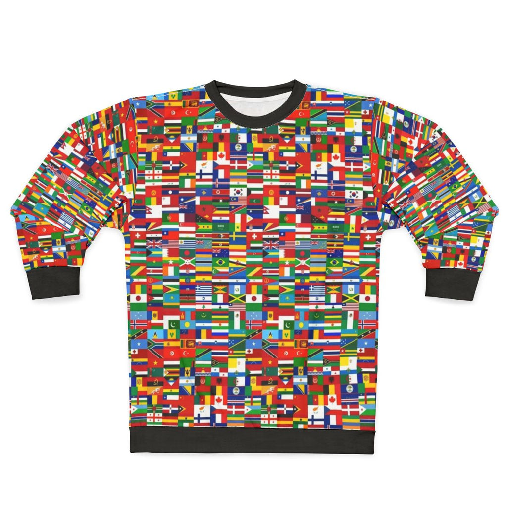 Flags of the World Graphic Sweatshirt