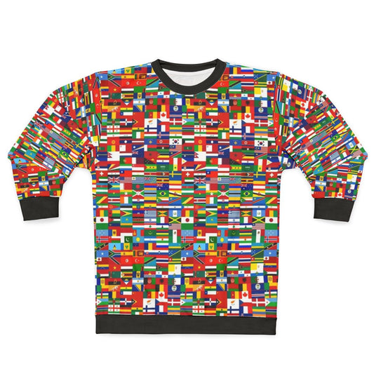 Flags of the World Graphic Sweatshirt