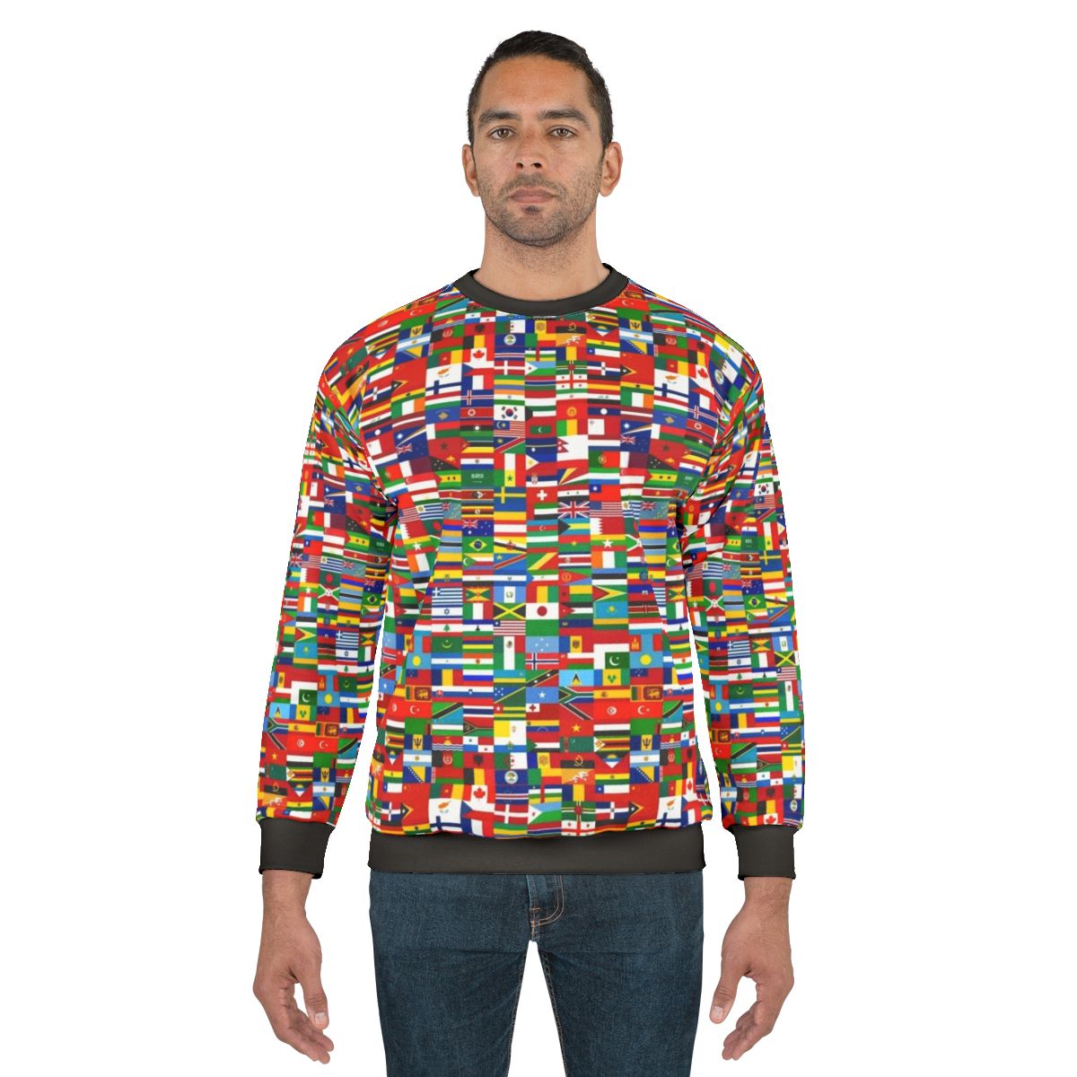 Flags of the World Graphic Sweatshirt