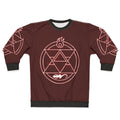 Flame Alchemist Sweatshirt with Roy Mustang design
