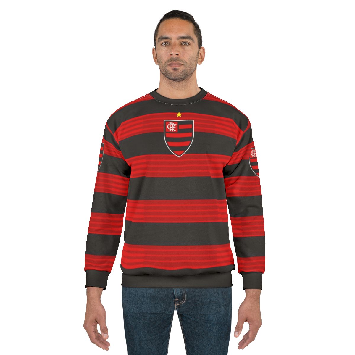 Flamengo Supporters Sweatshirt, High-Quality Soccer Fan Apparel