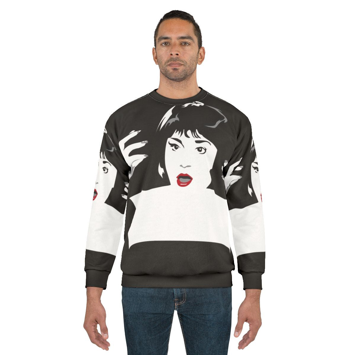Flames on the Side of My Face Sweatshirt - Madeline Kahn Movie Quote