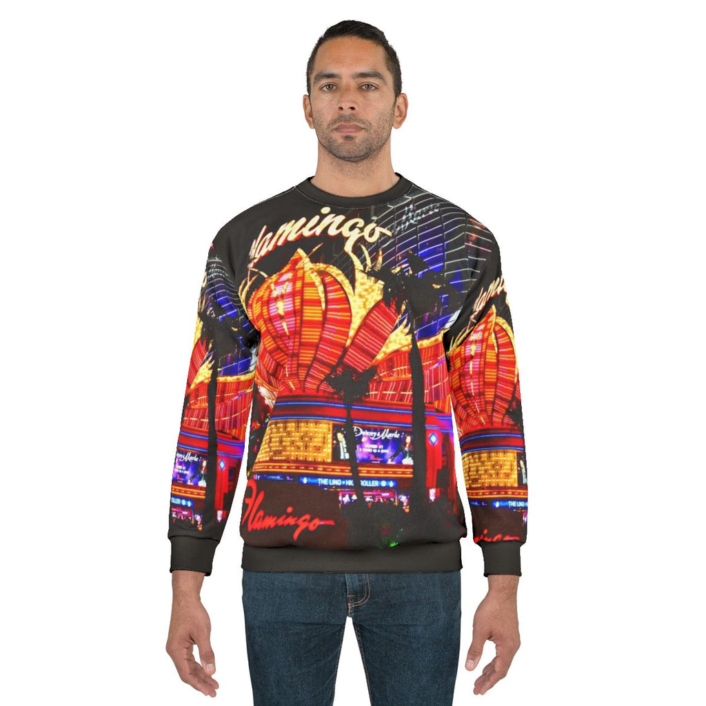 Flamingo Las Vegas Neon Signs American Sweatshirt