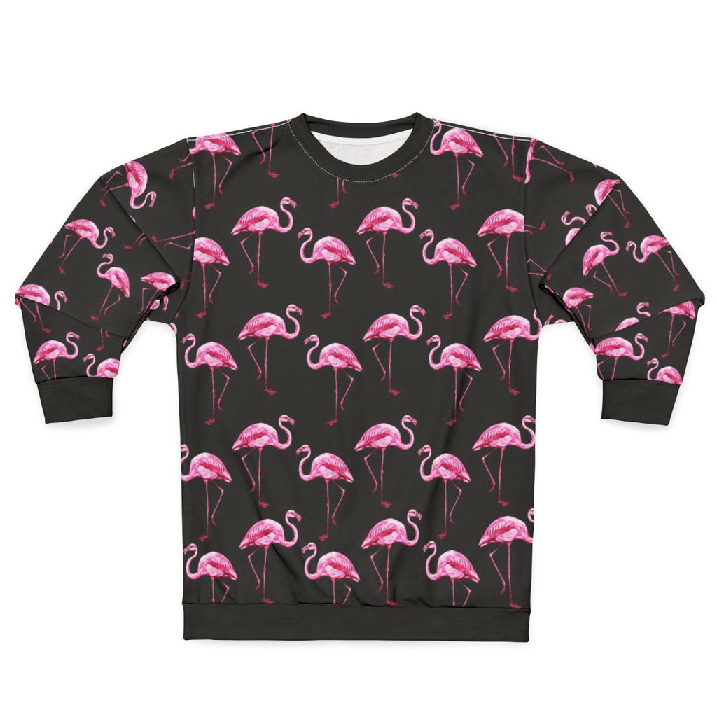 Flamingo pattern sweatshirt