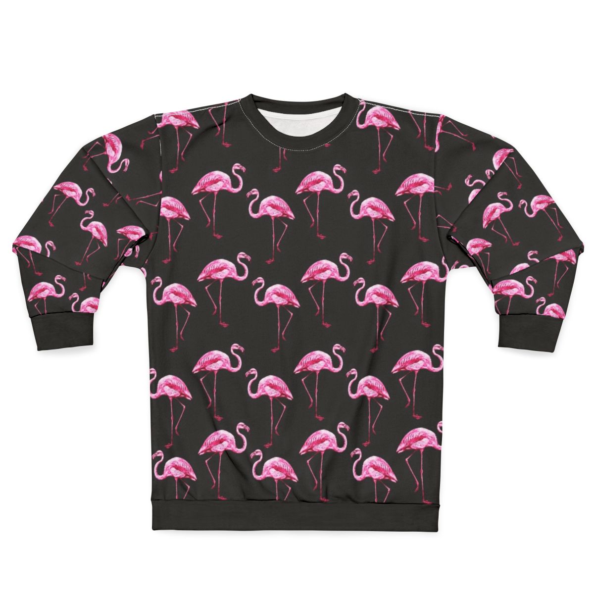 Flamingo pattern sweatshirt