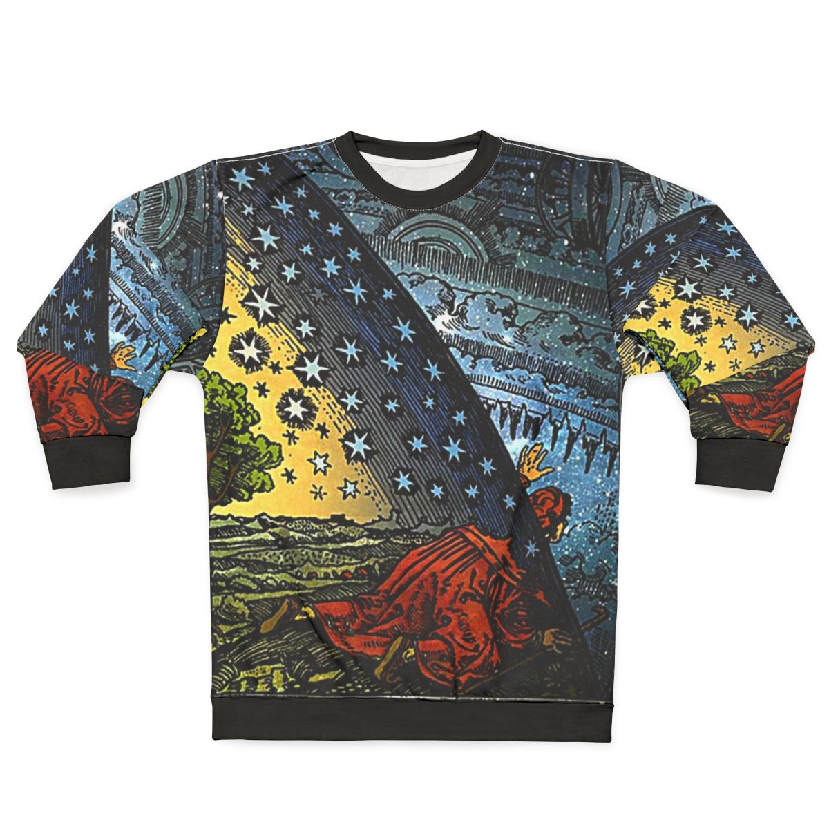 Vintage Flammarion engraving cosmic sweatshirt