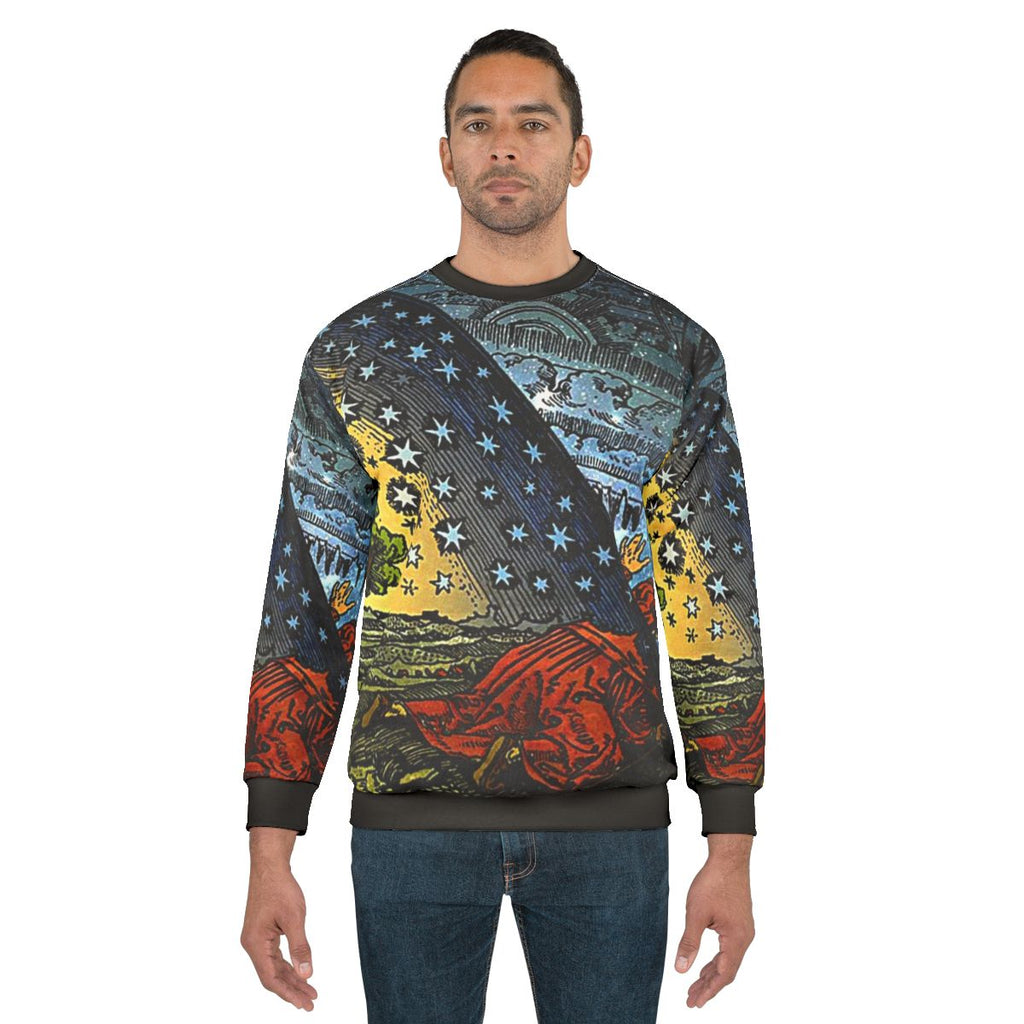 Vintage Flammarion engraving cosmic sweatshirt