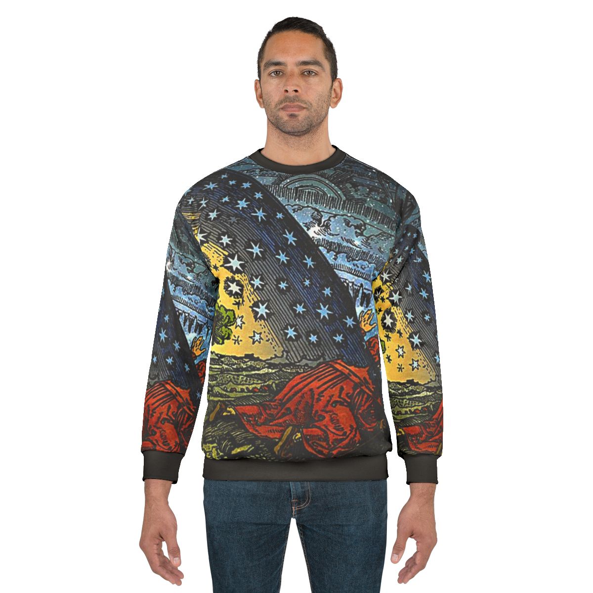 Vintage Flammarion engraving cosmic sweatshirt