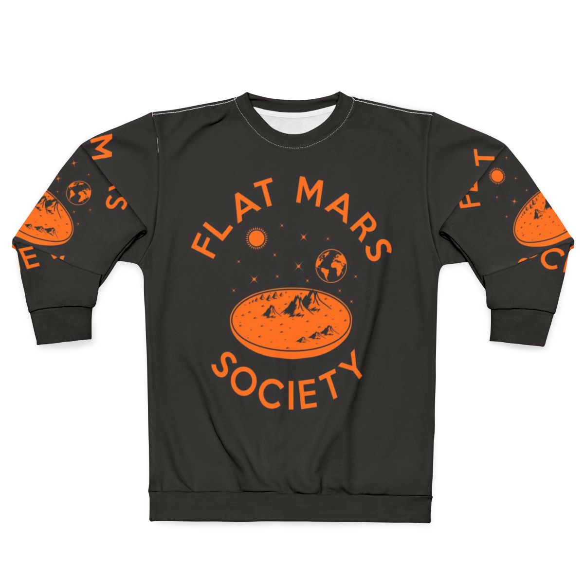 Flat Mars Society Sweatshirt for Space Enthusiasts