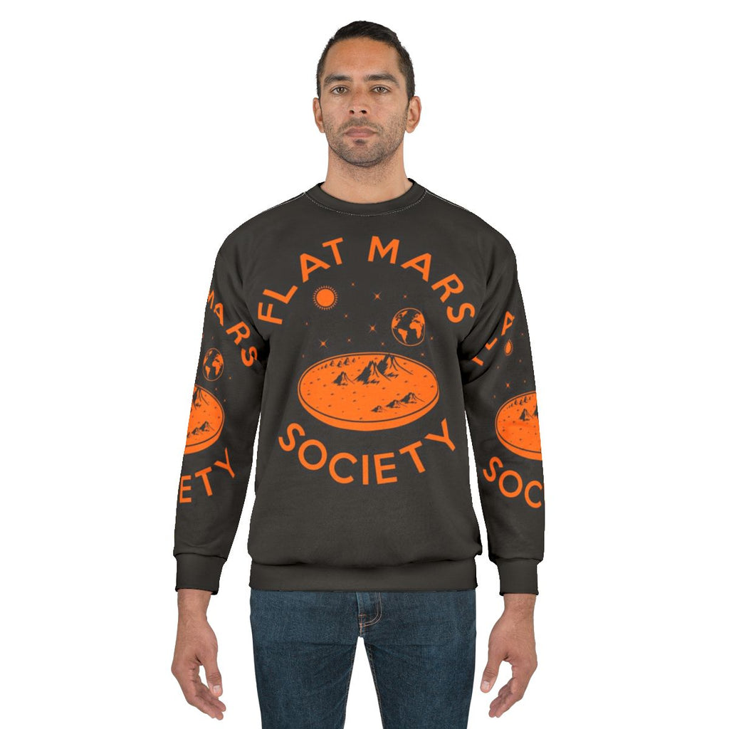 Flat Mars Society Sweatshirt for Space Enthusiasts