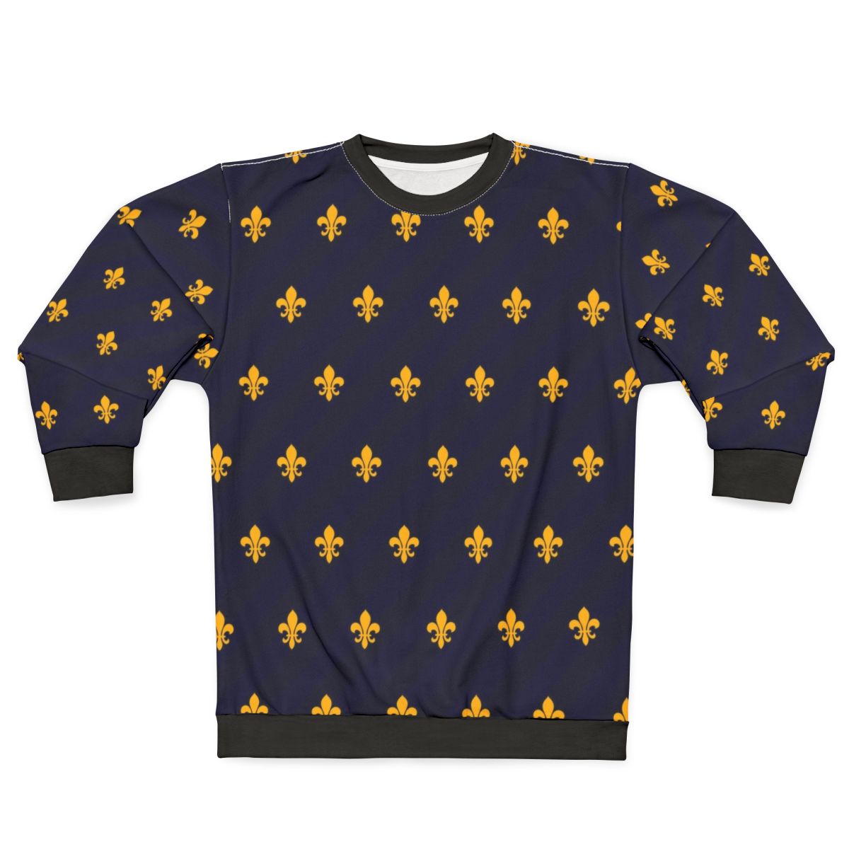 Fleur De Lys Gold and Blue Sweatshirt