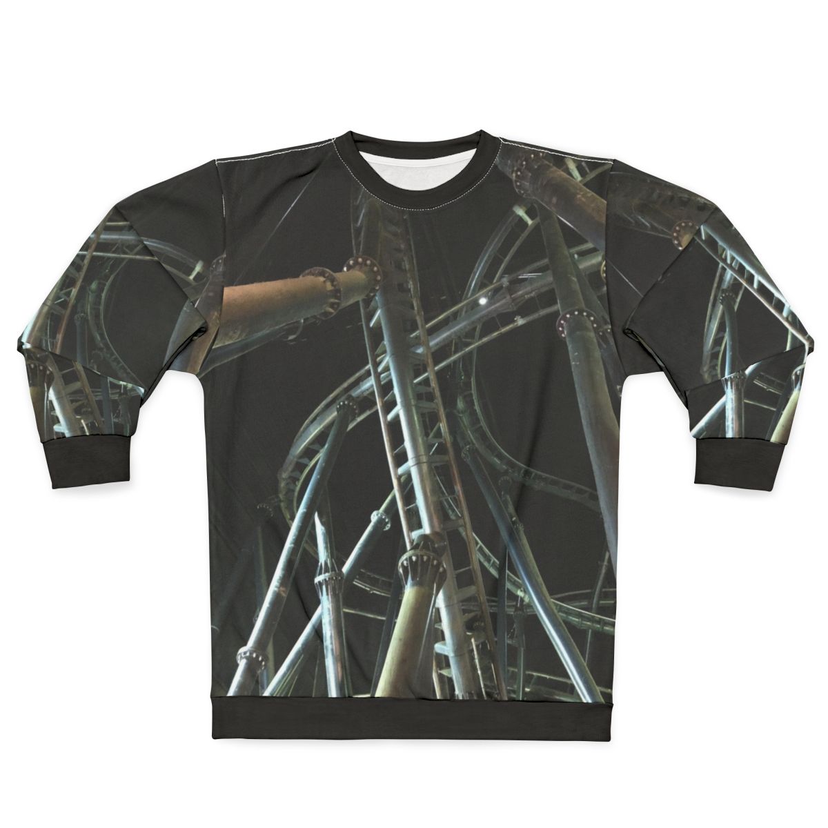 "Flight of Fear" roller coaster themed sweatshirt